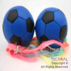 COLLAR PELOTA FUT NG/AZ 5CM HS5501-7 x 2